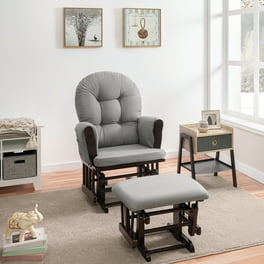 Rylan: Swivel Glider Recliner Chair with Unique Square Back – RealRooms