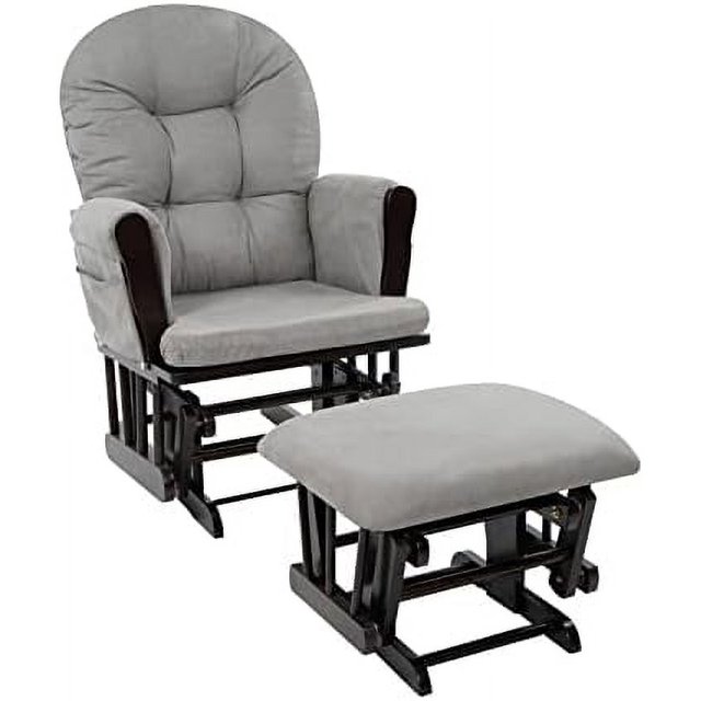 Brisbane Nursery Glider & Ottoman Sets Glider Recliner Nursery Rocking
