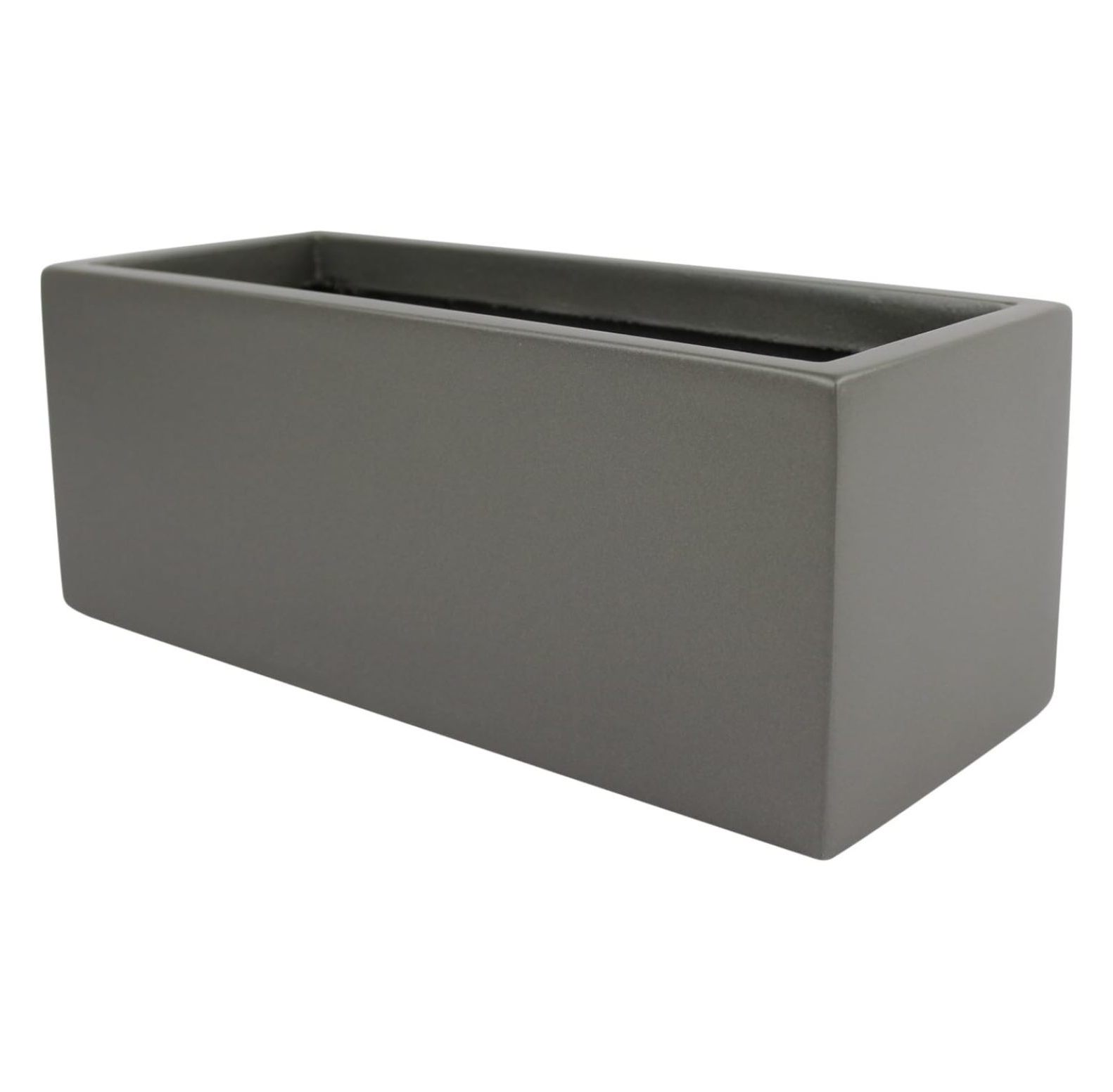 Brisbane Rectangle Fiberglass Planter Box (L24" x W8" x H8