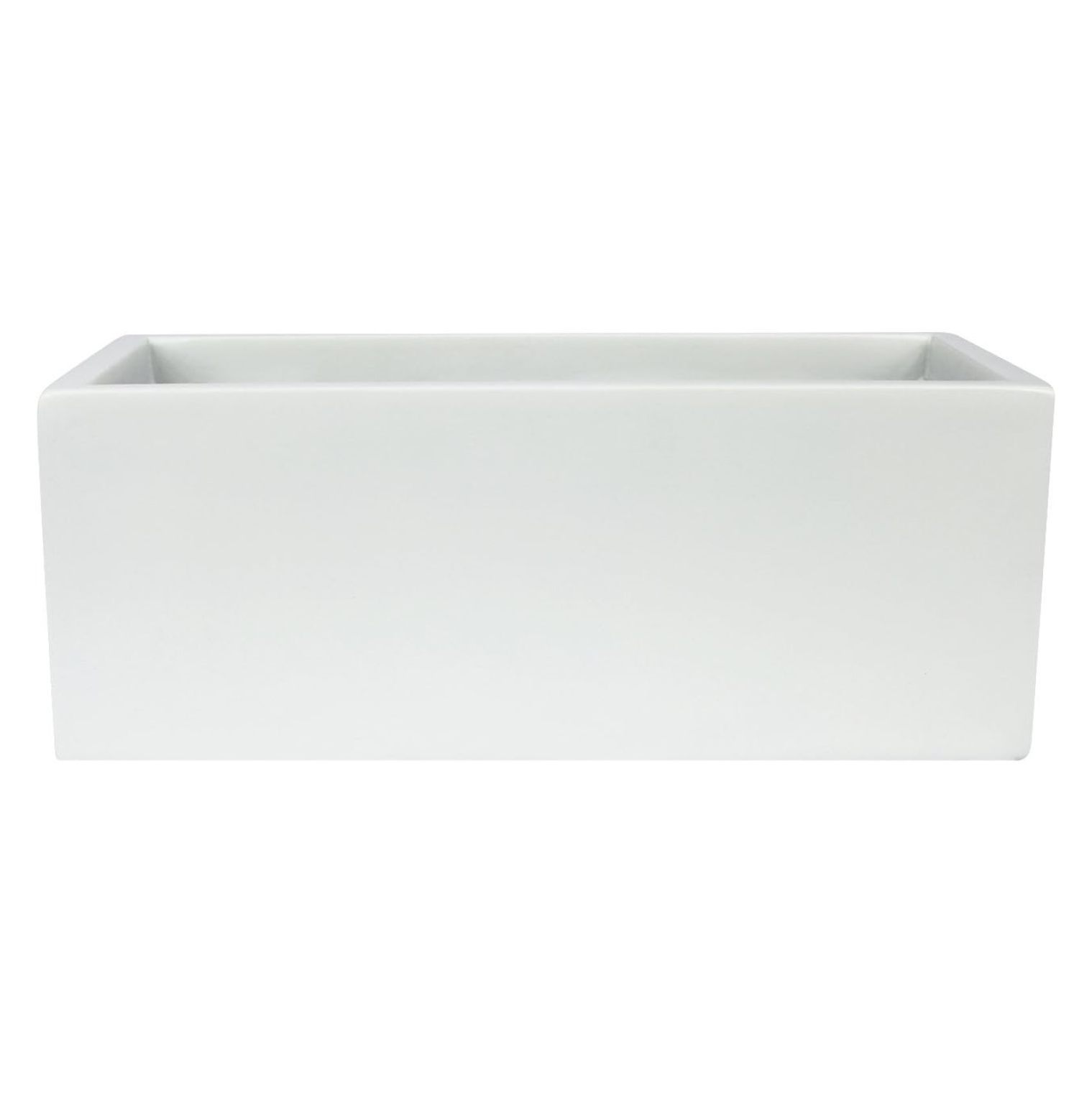 Brisbane Rectangle Fiberglass Planter Box (L24" x W8" x H8", Matte