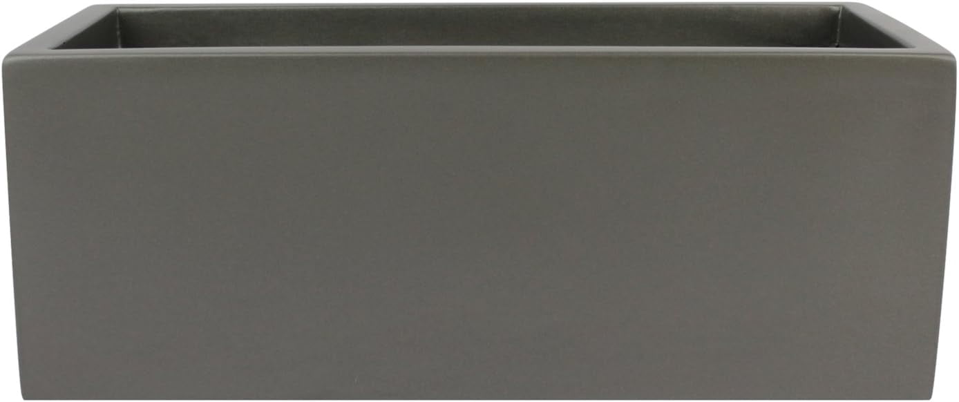 10 Ft Rectangular Box Brisbane Rectangle Fiberglass Planter Box (L:30