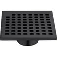thumbnail image 1 of Brisbane River Series - Square Shower Drain 5 in. Dark Brown Finished, Drain Grate, 1 of 1