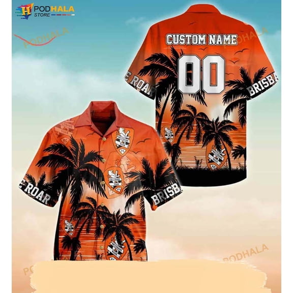 Brisbane Roar Fc Customized 3D Funny Hawaiian Shirt