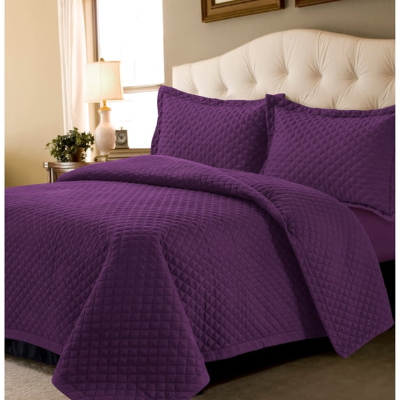 Marwah Corporation Brisbane Solid Oversized Quilt Set