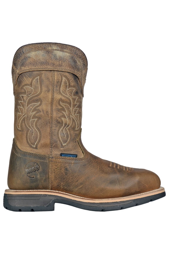 Brisbee Men's 11-inch Composite Toe Electrical Hazard Waterproof Western Work Boot