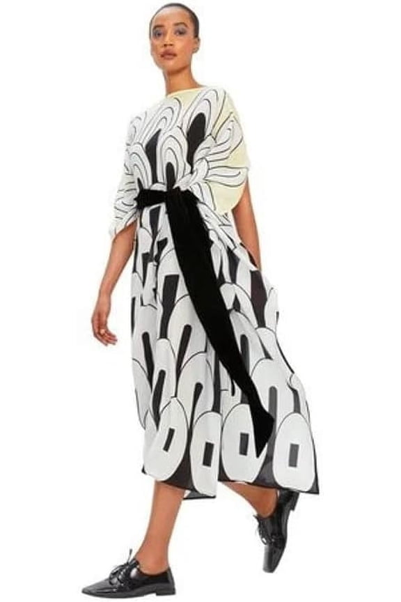 Brisha Creation_Attrective ladies Kaftan,Casual & Summer wear kaftan,Maxi dress,Boho Silk crepe Kaftan,Gift for her.