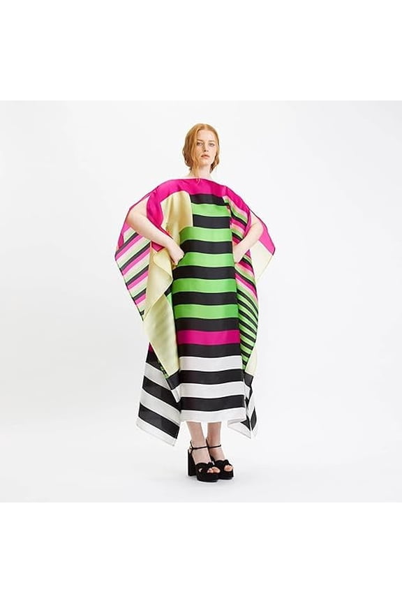 Brisha Creation_ Beautifull Organza silk Kaftan,Maxi Dress,Beach&casual wear Maternity Dress,Regular wear kaftan.