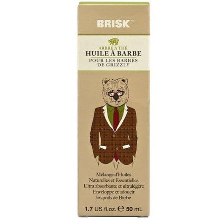 Brisk Beard Oil - Tea Tree (Pack of 3)