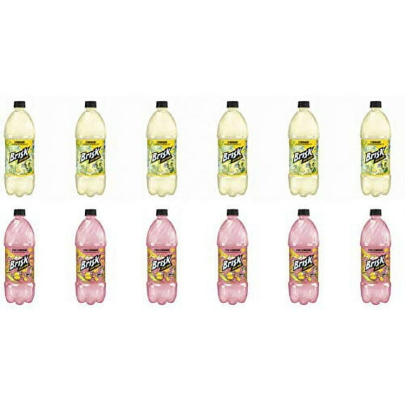 - Brisk Lemonade Pack 1L Plastic Bottle, 12 Per Case, Lemonade , Lemonade