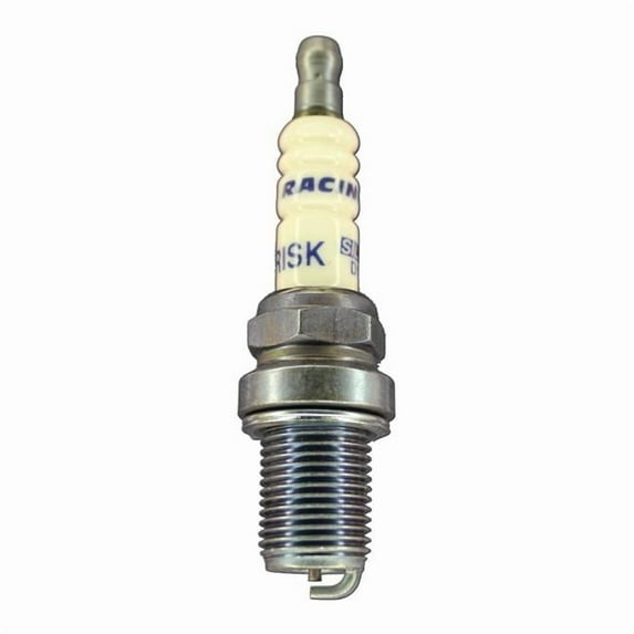 Brisk BSKD08S Silver Racing Spark Plug with Gasket Seat, 10 mm Thread - 26.5 mm Reach
