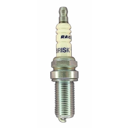 Brisk Silver Racing Spark Plug with Gasket Seat, 14 mm Thread - 26.5 mm Reach