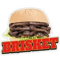 thumbnail image 1 of Brisket 16" Decal Concession Stand Food Truck Sticker, 1 of 2