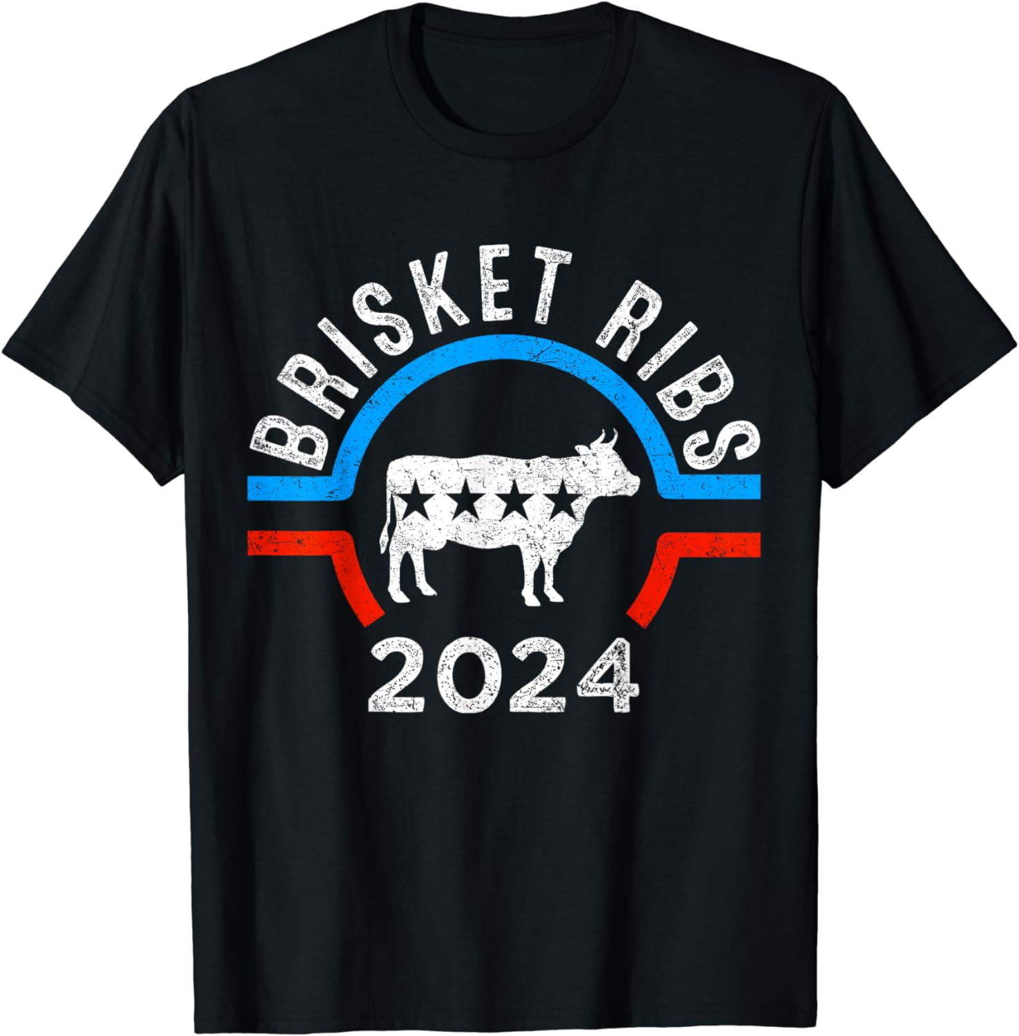 Brisket ribs 2024 funny BBQ grilling brisket ribs 2024 TShirt