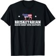 thumbnail image 1 of t-shirtBrisketarian Because Brisket Never Disappoints - BBQ Lover T-Shirt mens t shirt，black，women，funny，misfits，men，journey, 1 of 4
