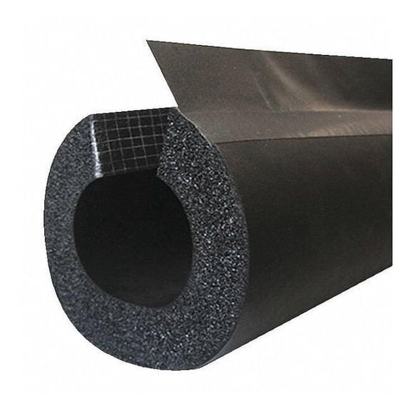 Pipe Insulation, 3/4" OD, 6 ft. L, Closed Cell Foam, 1/2 in Wall