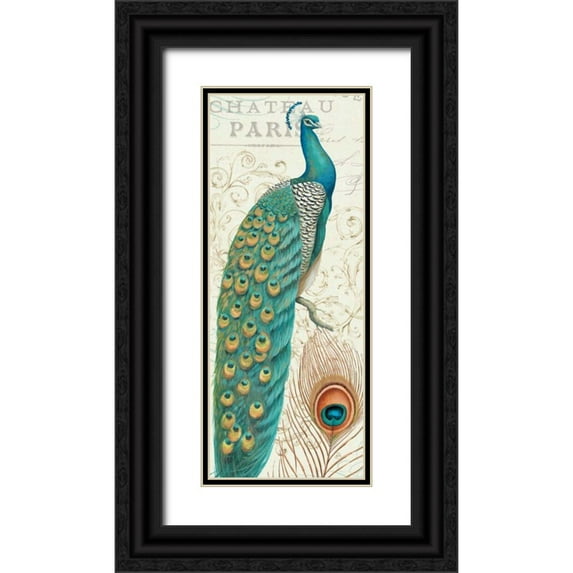 Brissonnet, Daphne 10x18 Black Ornate Wood Framed with Double Matting Museum Art Print Titled - Majestic Beauty I