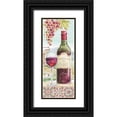 thumbnail image 1 of Brissonnet, Daphne 10x18 Black Ornate Wood Framed with Double Matting Museum Art Print Titled - Wine Country V, 1 of 4