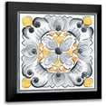 thumbnail image 1 of Brissonnet, Daphne 12x12 Black Modern Framed Museum Art Print Titled - Morning Bloom VII Gray, 1 of 5