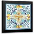 thumbnail image 1 of Brissonnet, Daphne 12x12 Black Modern Framed Museum Art Print Titled - Morning Bloom VI, 1 of 5