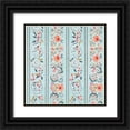 thumbnail image 1 of Brissonnet, Daphne 12x12 Black Ornate Wood Framed with Double Matting Museum Art Print Titled - Natures Bliss Pattern IIIB, 1 of 4