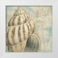 thumbnail image 1 of Brissonnet, Daphne 12x12 White Modern Wood Framed Museum Art Print Titled - A la Plage I, 1 of 4