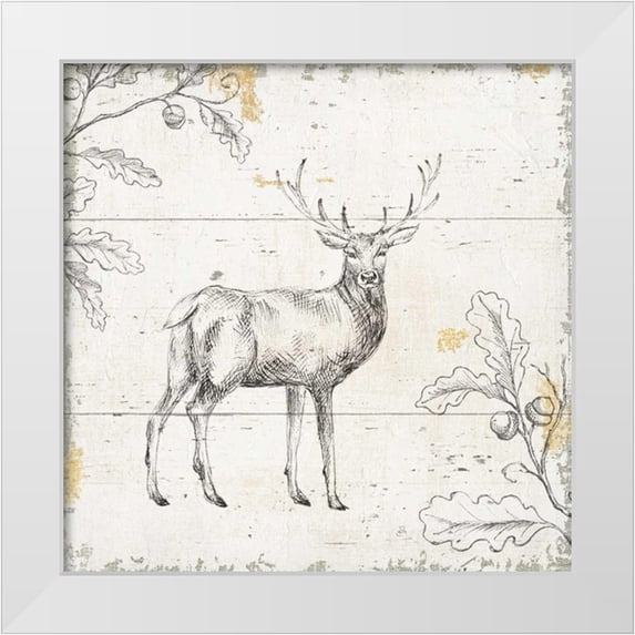 Brissonnet, Daphne 12x12 White Modern Wood Framed Museum Art Print Titled - Wild and Beautiful V