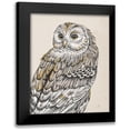 thumbnail image 1 of Brissonnet, Daphne 12x14 Black Modern Framed Museum Art Print Titled - Beautiful Owls III Vintage, 1 of 5