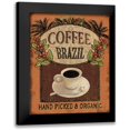 thumbnail image 1 of Brissonnet, Daphne 12x14 Black Modern Framed Museum Art Print Titled - Coffee Blend IV, 1 of 5