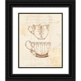 thumbnail image 1 of Brissonnet, Daphne 12x14 Black Ornate Wood Framed with Double Matting Museum Art Print Titled - Authentic Coffee IV, 1 of 4