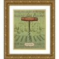 thumbnail image 1 of Brissonnet, Daphne 12x14 Gold Ornate Wood Framed with Double Matting Museum Art Print Titled - Antique Corkscrew I Green, 1 of 4