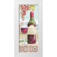 thumbnail image 1 of Brissonnet, Daphne 12x24 White Modern Wood Framed Museum Art Print Titled - Wine Country V, 1 of 4