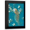 thumbnail image 1 of Brissonnet, Daphne 13x18 Black Modern Framed Museum Art Print Titled - Ornate Peacock XE, 1 of 5