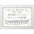 thumbnail image 1 of Brissonnet, Daphne 14x11 White Modern Wood Framed Museum Art Print Titled - Lake Sketches II, 1 of 4