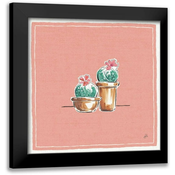 Brissonnet, Daphne 15x15 Black Modern Framed Museum Art Print Titled - Desert Bloom XI