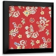 thumbnail image 1 of Brissonnet, Daphne 15x15 Black Modern Framed Museum Art Print Titled - Morning Bloom Pattern IIC, 1 of 5
