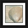 thumbnail image 1 of Brissonnet, Daphne 15x15 Black Ornate Wood Framed with Double Matting Museum Art Print Titled - A la Plage IV, 1 of 4