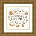 thumbnail image 1 of Brissonnet, Daphne 15x15 Gold Ornate Wood Framed with Double Matting Museum Art Print Titled - Autumn Impressions III, 1 of 4