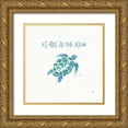 thumbnail image 1 of Brissonnet, Daphne 15x15 Gold Ornate Wood Framed with Double Matting Museum Art Print Titled - Maritime III, 1 of 4