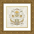 thumbnail image 1 of Brissonnet, Daphne 15x15 Gold Ornate Wood Framed with Double Matting Museum Art Print Titled - Mediterranean Flair VI Neutral, 1 of 4