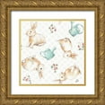 thumbnail image 1 of Brissonnet, Daphne 15x15 Gold Ornate Wood Framed with Double Matting Museum Art Print Titled - Springtime Pattern IIIA, 1 of 4