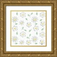 thumbnail image 1 of Brissonnet, Daphne 15x15 Gold Ornate Wood Framed with Double Matting Museum Art Print Titled - Springtime Pattern VIIA, 1 of 4