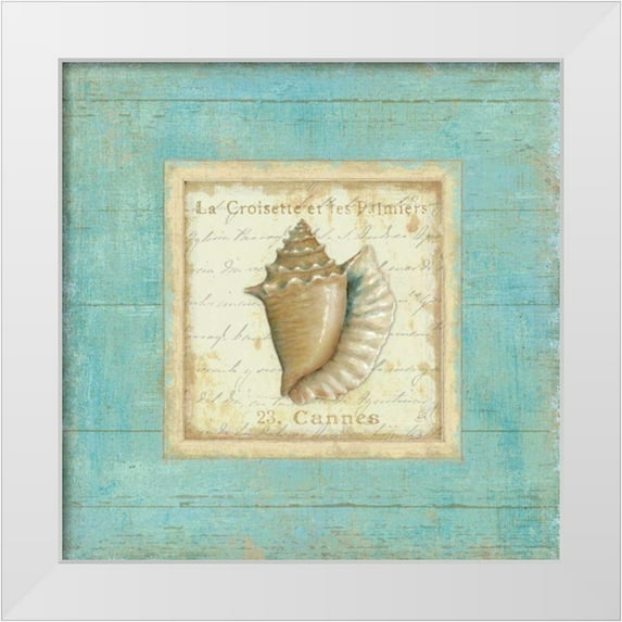 Brissonnet, Daphne 15x15 White Modern Wood Framed Museum Art Print Titled - Bijou de Mer I