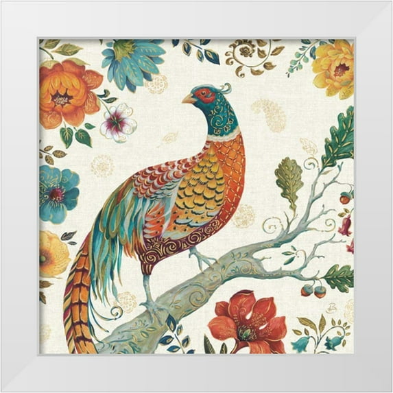 Brissonnet, Daphne 15x15 White Modern Wood Framed Museum Art Print Titled - Spice Season III