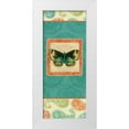 thumbnail image 1 of Brissonnet, Daphne 15x32 White Modern Wood Framed Museum Art Print Titled - Folk Floral VI, 1 of 4