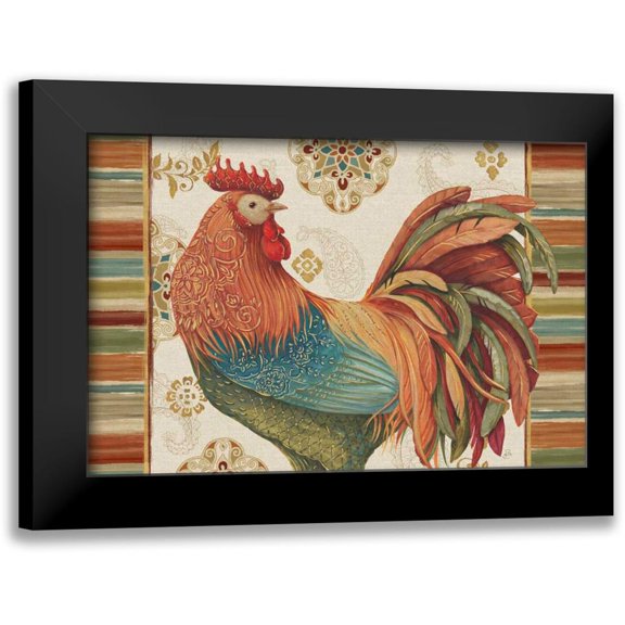 Brissonnet, Daphne 18x13 Black Modern Framed Museum Art Print Titled - Rooster Rainbow IA