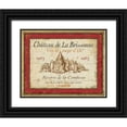 thumbnail image 1 of Brissonnet, Daphne 18x15 Black Ornate Wood Framed with Double Matting Museum Art Print Titled - French Wine Label I, 1 of 4