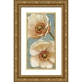 thumbnail image 1 of Brissonnet, Daphne 18x32 Gold Ornate Wood Framed with Double Matting Museum Art Print Titled - Windflower I, 1 of 4