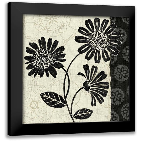Brissonnet, Daphne 20x20 Black Modern Framed Museum Art Print Titled - Influence II