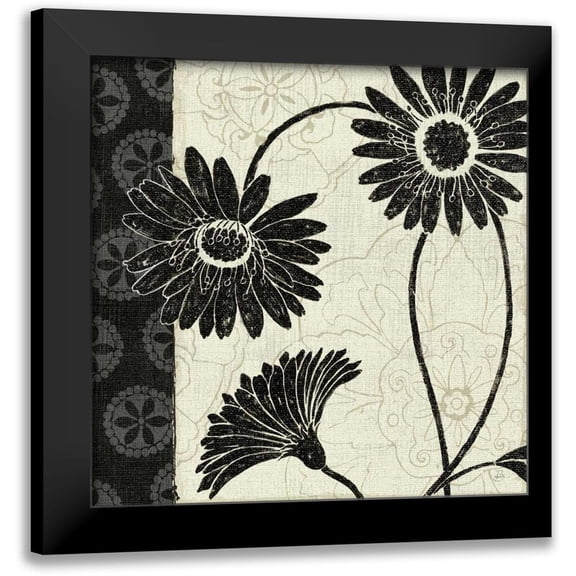 Brissonnet, Daphne 20x20 Black Modern Framed Museum Art Print Titled - Influence I