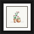 thumbnail image 1 of Brissonnet, Daphne 20x20 Black Ornate Wood Framed with Double Matting Museum Art Print Titled - Desert Bloom VII, 1 of 4